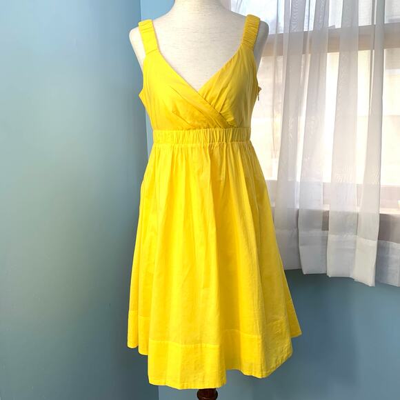 Calvin Klein Dresses & Skirts - Calvin Klein Yellow Sleeveless Dress Size 6